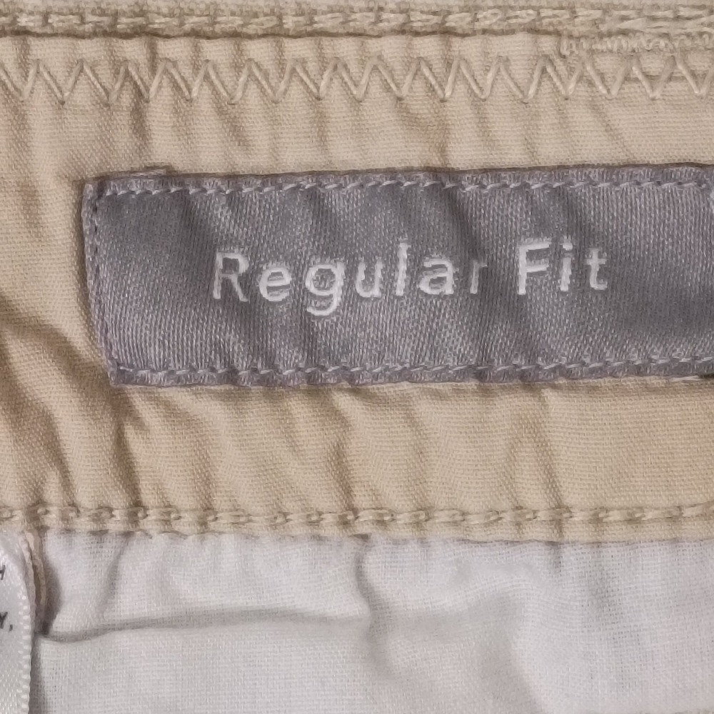 Columbia Men's Tan Straight Leg Chino Pants 38W 34L Cotton Blend Regular Fit - Picture 4 of 13